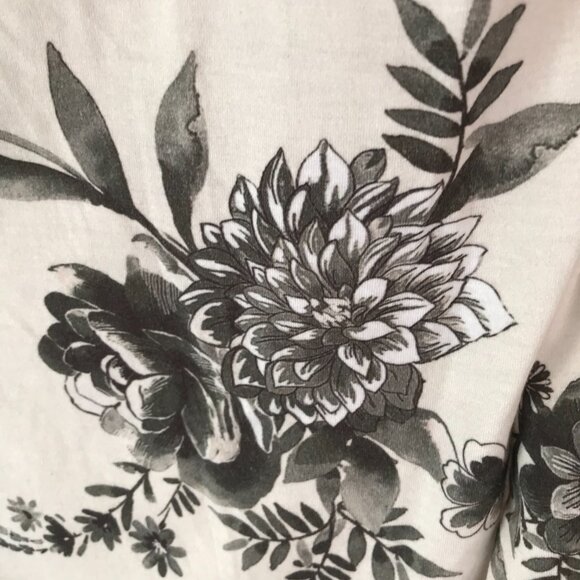 NWT Johnny Was Pajamas set women's M black/beige modal cotton soft luxury gift - Picture 7 of 9